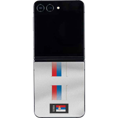 Serbia Soccer Flag Galaxy Z Flip5 5G Skin